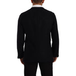 Dolce & Gabbana Gray Alpaca Button Down Men Coat Jacket JKT3299 - 48