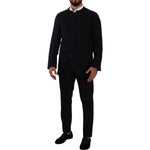 Dolce & Gabbana Gray Alpaca Button Down Men Coat Jacket JKT3299 - 48