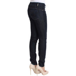 Costume National Blue Cotton Stretch Slim Fit Jeans SIG30216-1