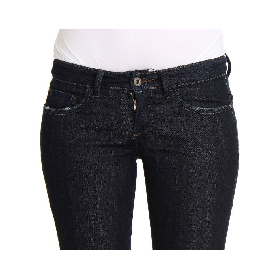 Costume National Blue Cotton Stretch Slim Fit Jeans SIG30216-1