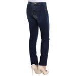 Costume National Blue Wash Cotton Slim Fit Skinny Jeans SIG30217-1