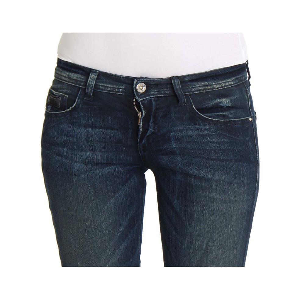Costume National Blue Wash Cotton Slim Fit Skinny Jeans SIG30217-1