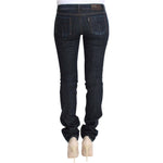 Costume National Blue Cotton Stretch Slim Fit Jeans SIG30219-1
