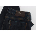 Costume National Blue Cotton Stretch Slim Fit Jeans SIG30219-1