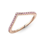 PANDORA JEWELS Mod. TIMELESS WISH SPARKLING PINK - RING - Size 48 186316C02-48