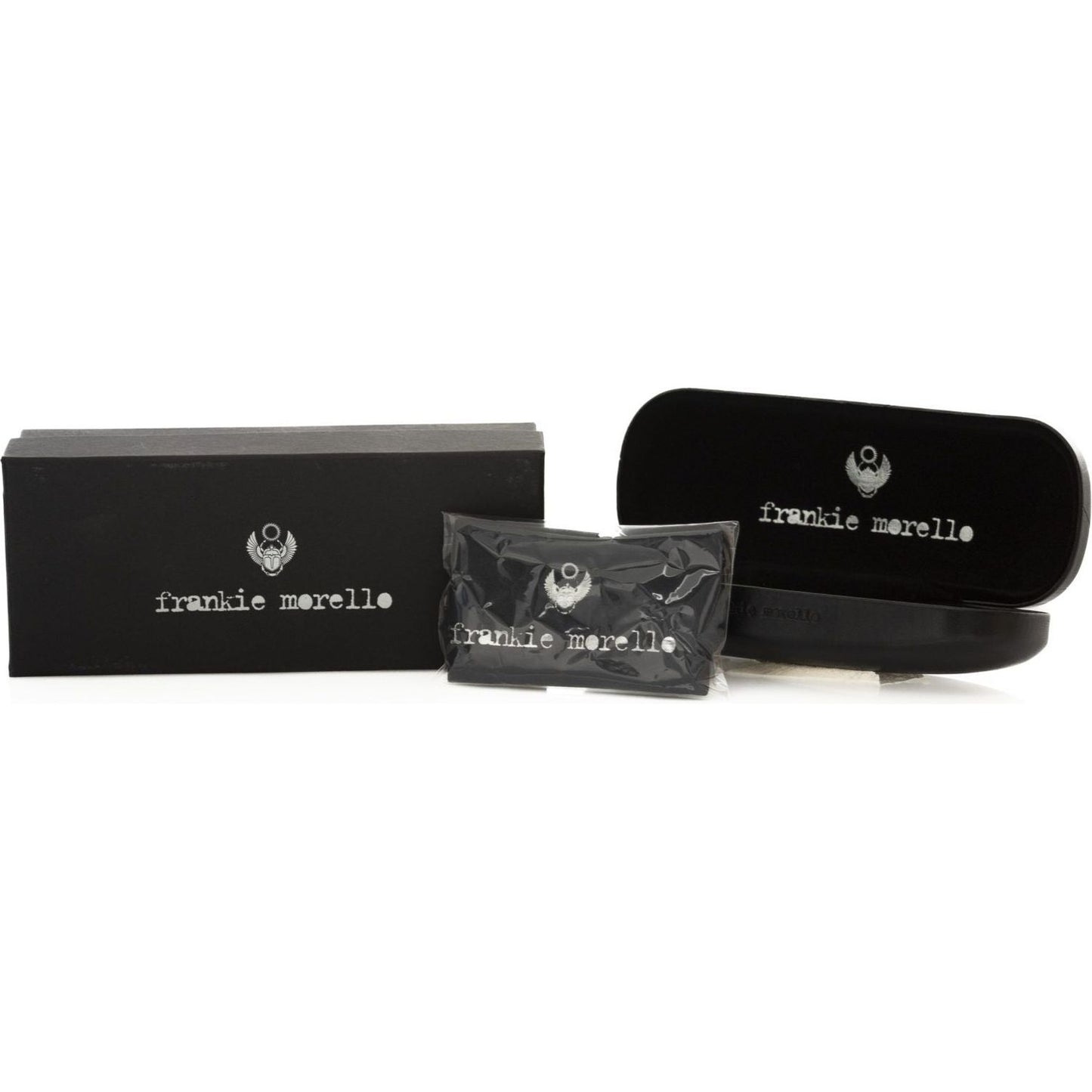 Frankie Morello Black Metallic Women's Sunglass FR-22089