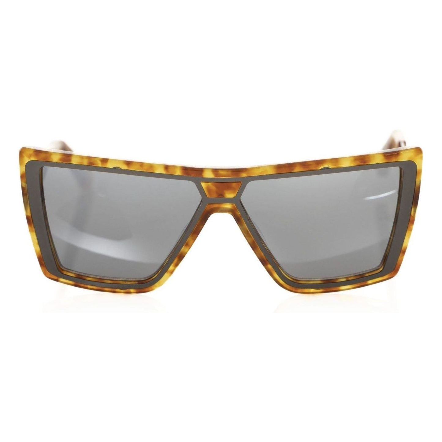 Frankie Morello Brown Acetate Women Sunglass FR-22068