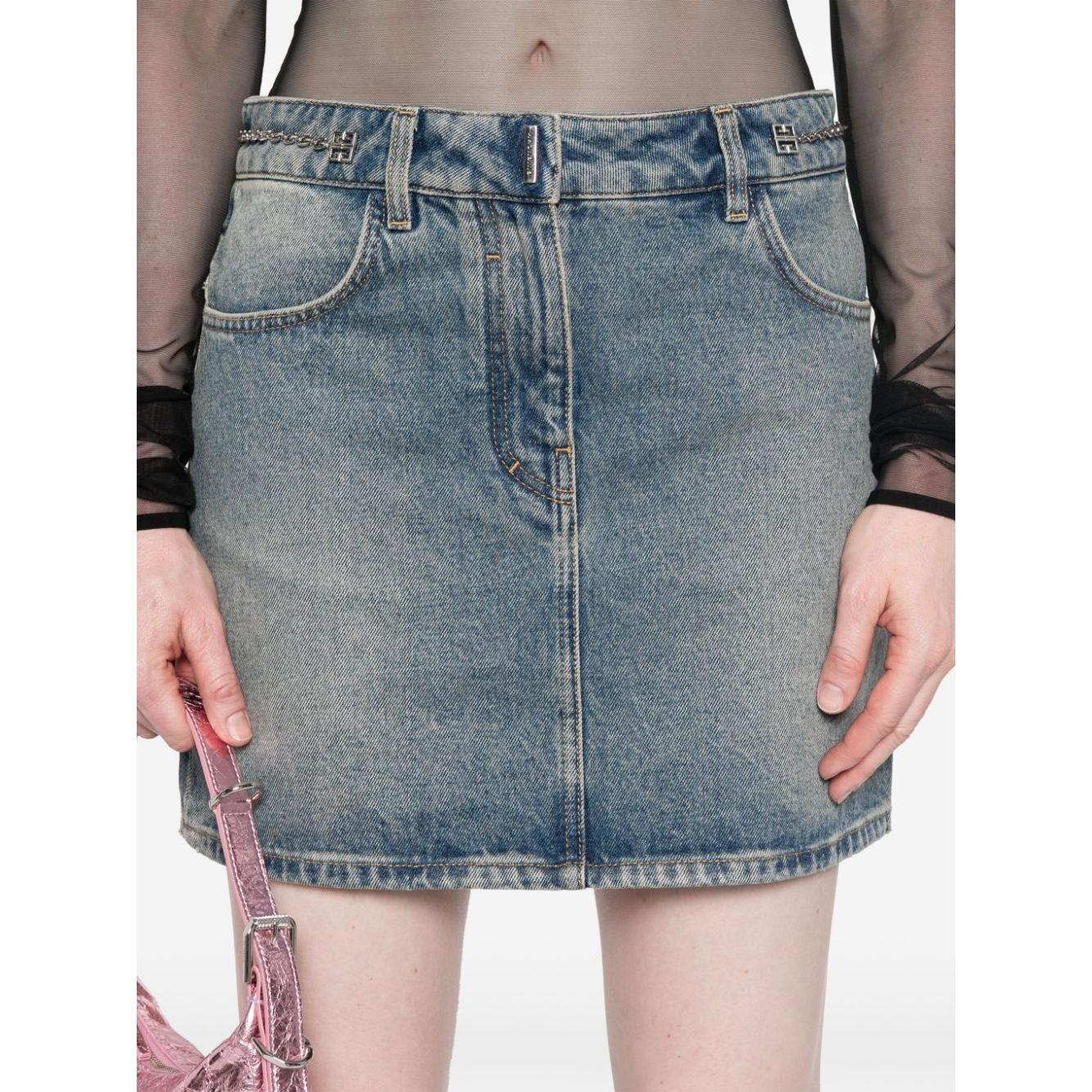 Givenchy Skirts Clear Blue BW40SQ5Y9N420