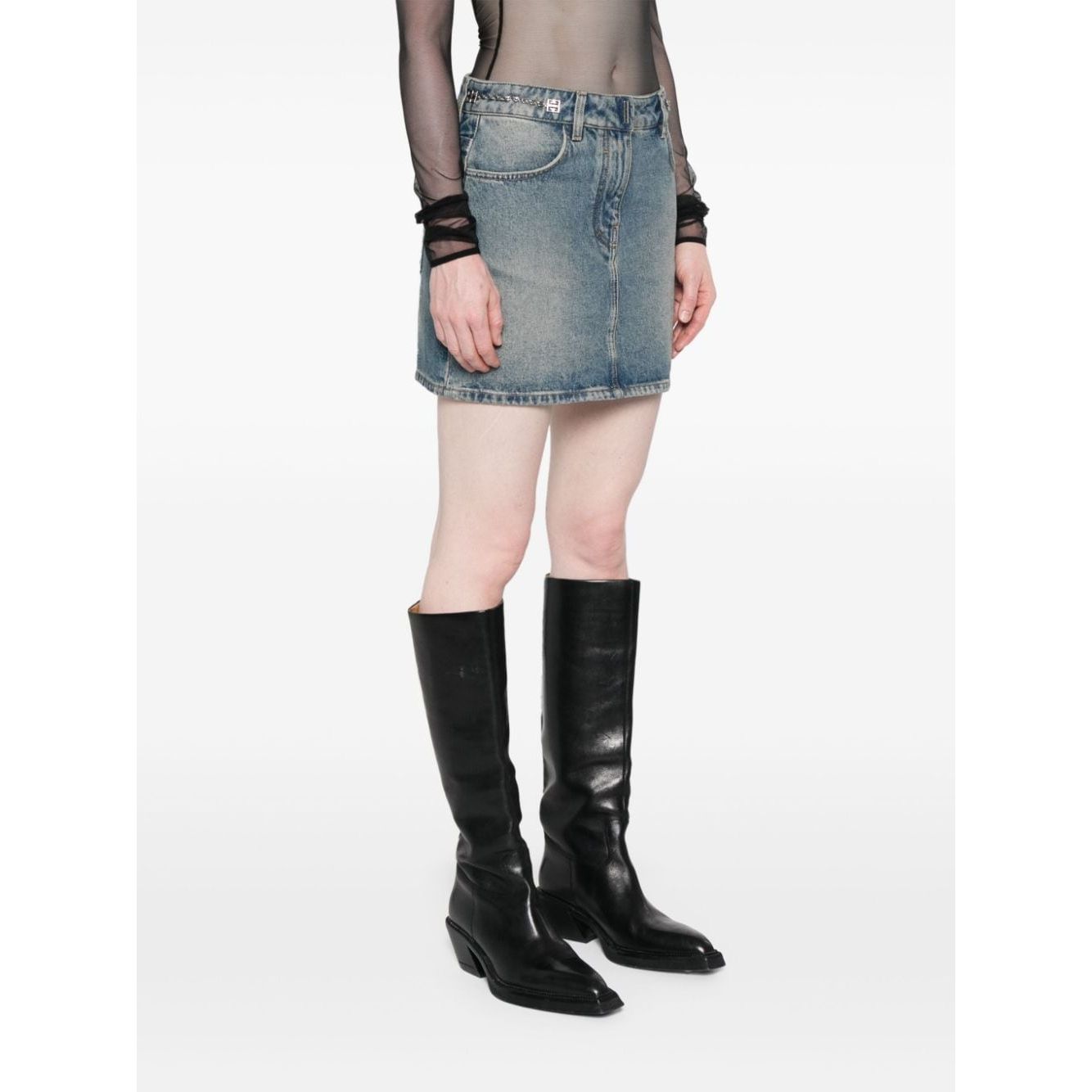 Givenchy Skirts Clear Blue BW40SQ5Y9N420