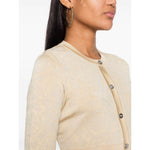 Versace Barocco lurex cropped cardigan 10110201A100041KD70