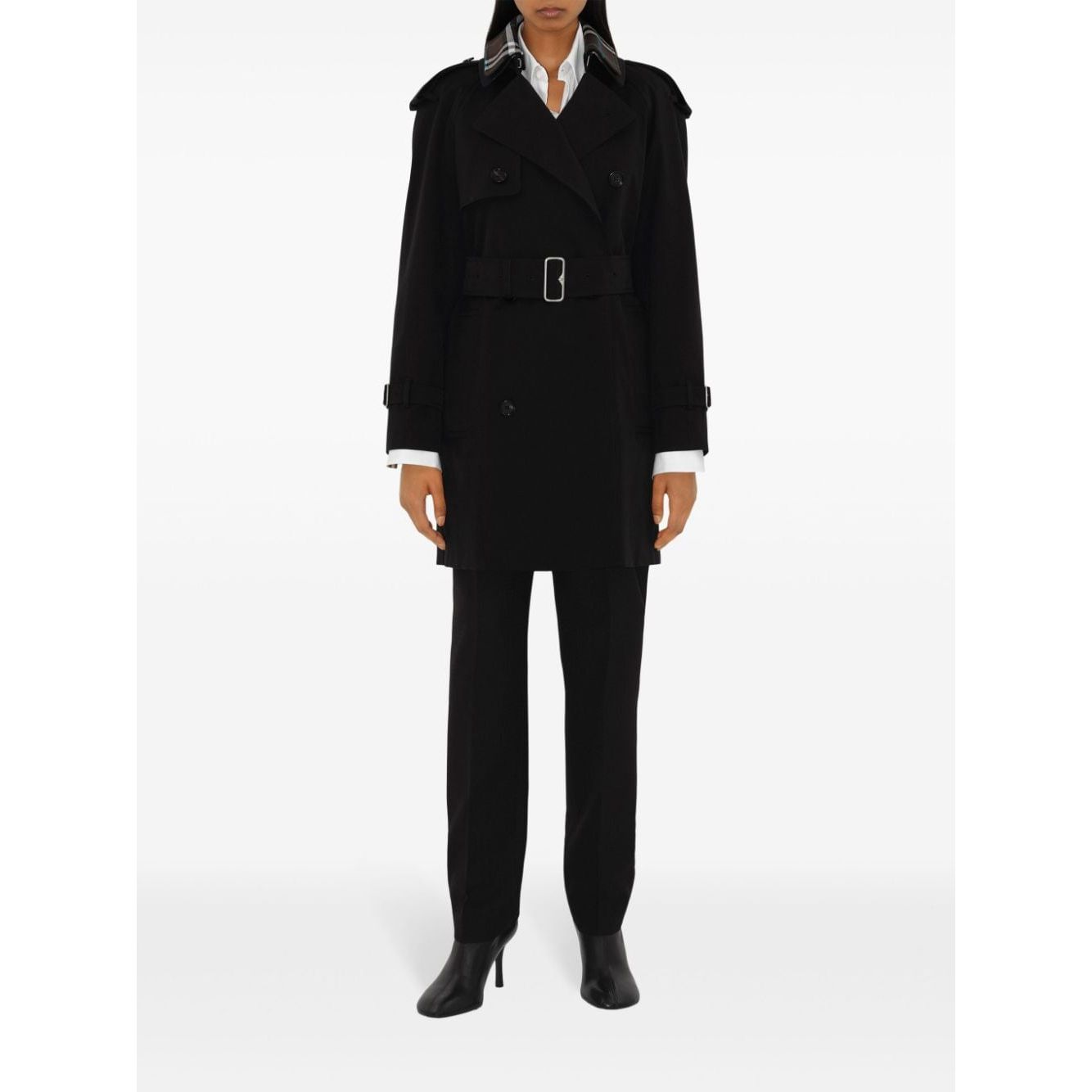 Burberry detachable-collar trench coat 8096563A1189