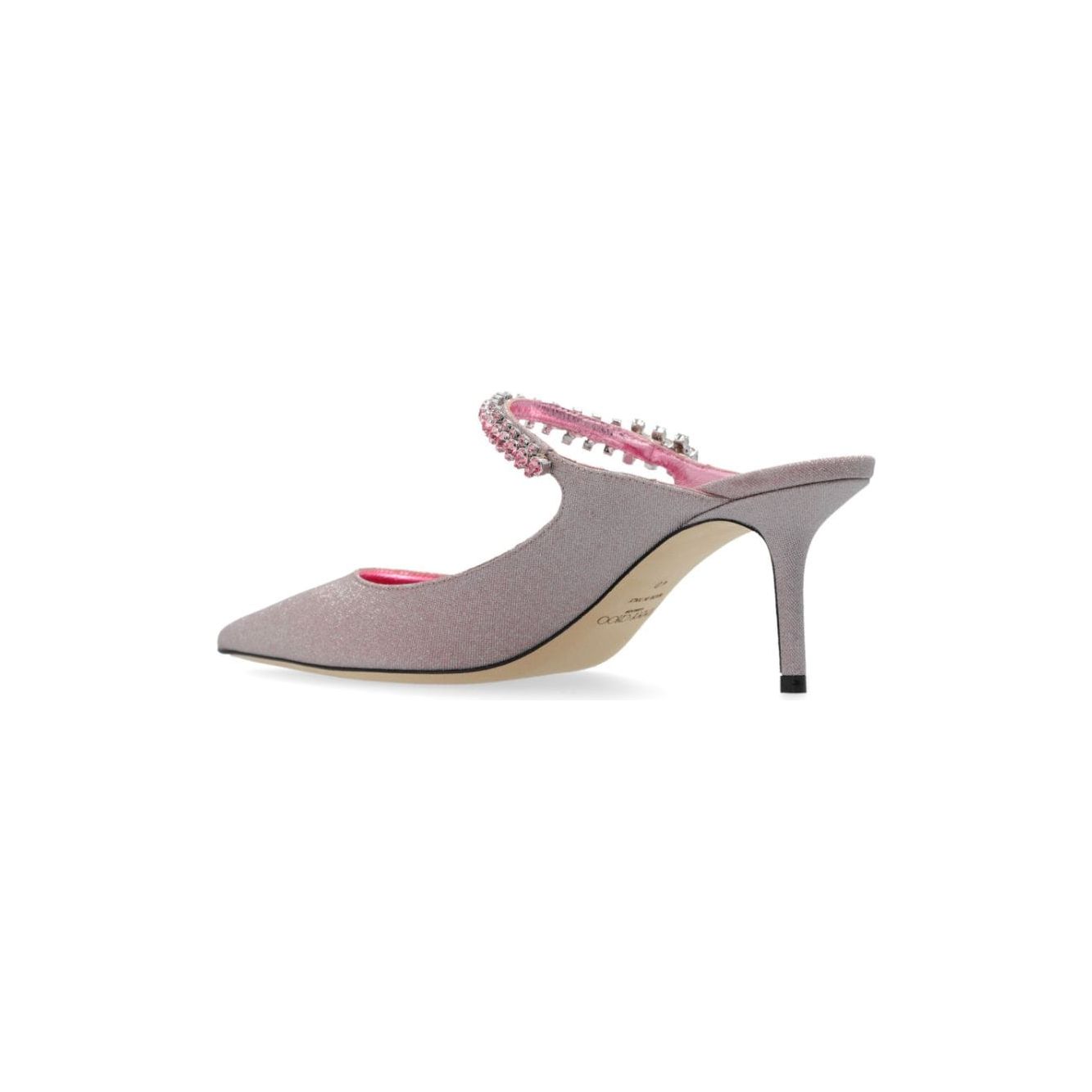 Jimmy Choo Bing Mules with Rhinestones BING65CNQROSE/PINKMIX
