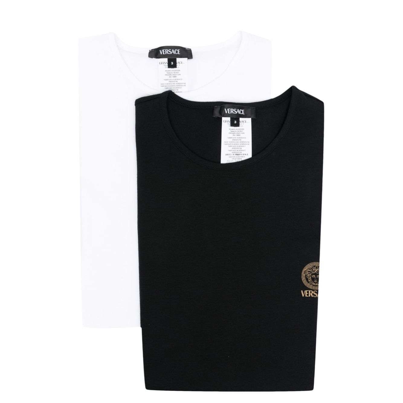 Versace Medusa-print cotton T-shirt Topwear