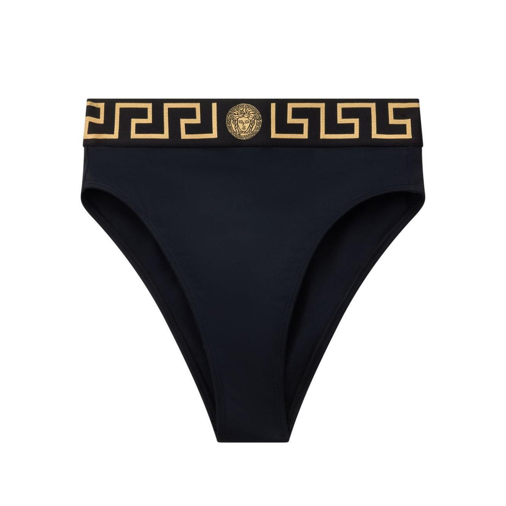 Versace Bikini bottoms with logo band ABD010951A11119A1008-P25