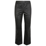 ENES Trousers Black RELAXBOOTCUTCROCOSTRETCHBLACK
