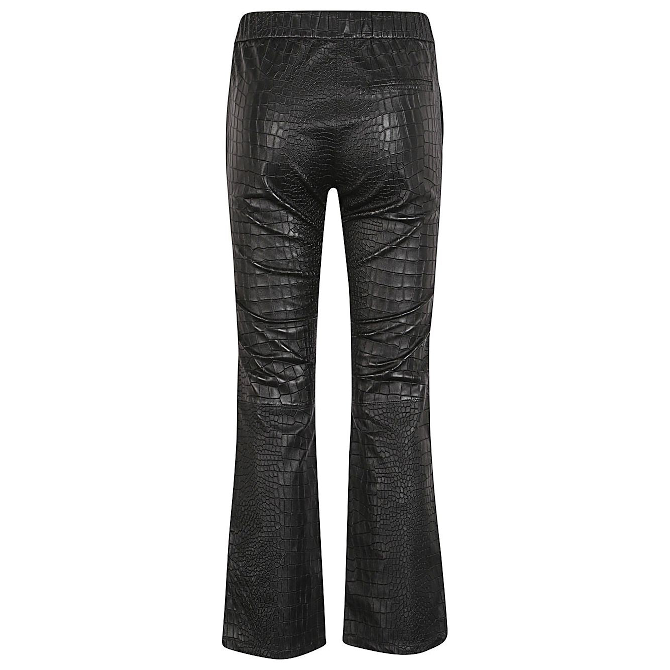 ENES Trousers Black RELAXBOOTCUTCROCOSTRETCHBLACK