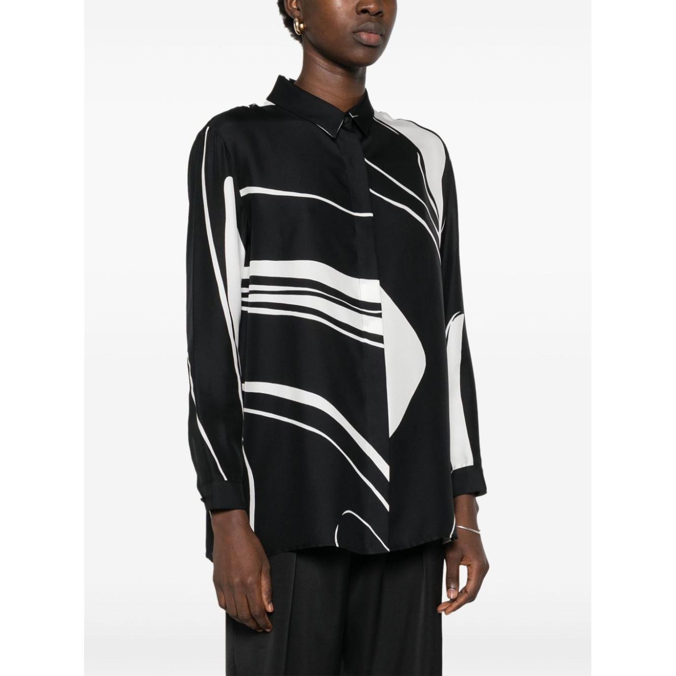 Gianluca Capannolo Shirts Black 24IT513900KATHERINEBLACK/WHITE-AI24