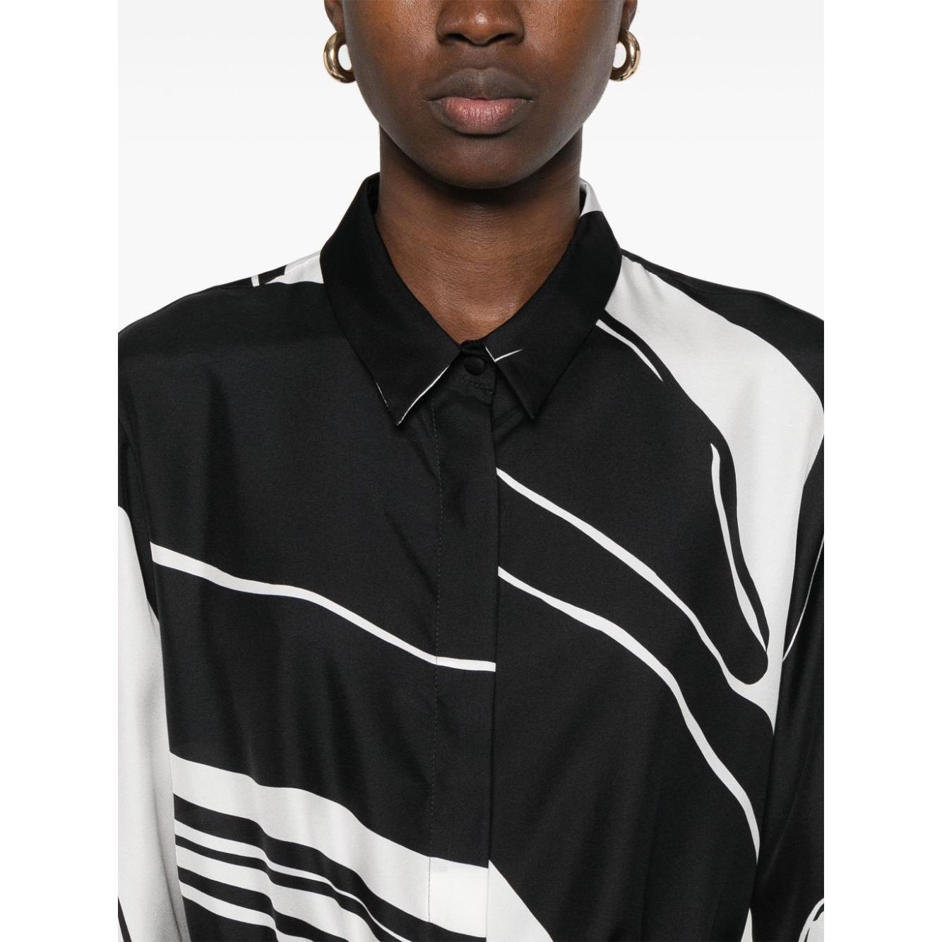 Gianluca Capannolo Shirts Black 24IT513900KATHERINEBLACK/WHITE-AI24