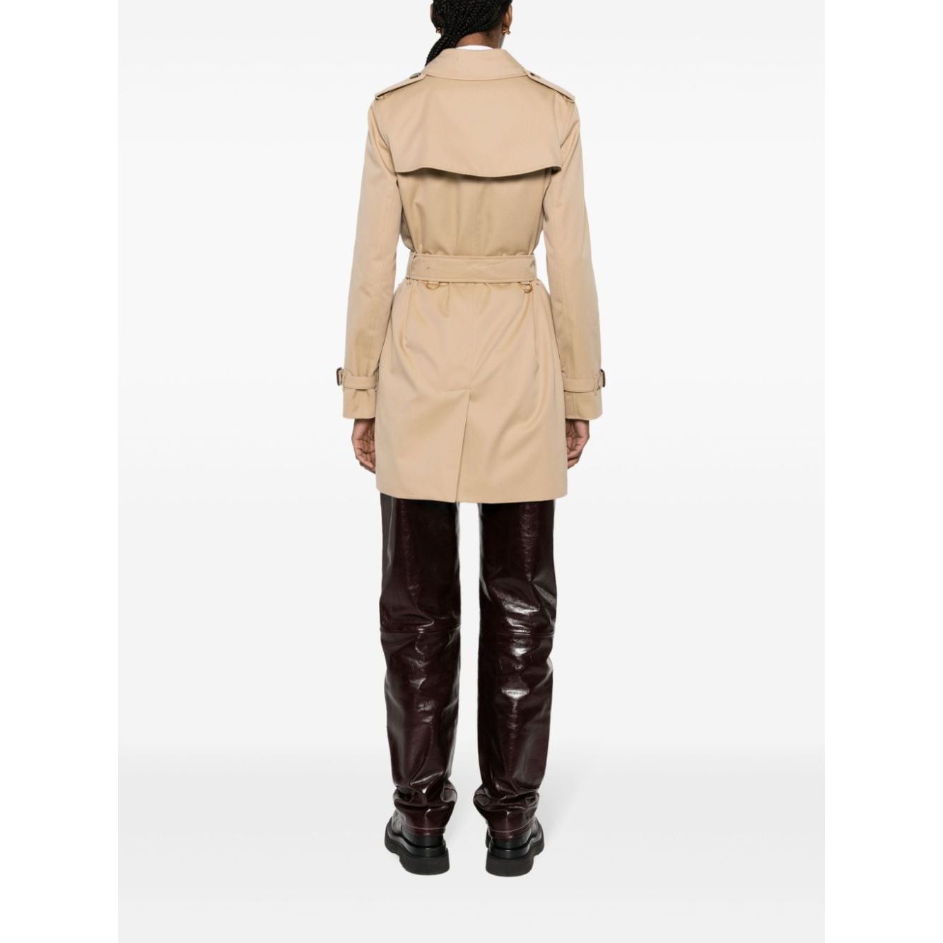 Burberry Short Kensington Heritage cotton trench coat 8079417A1366-P25