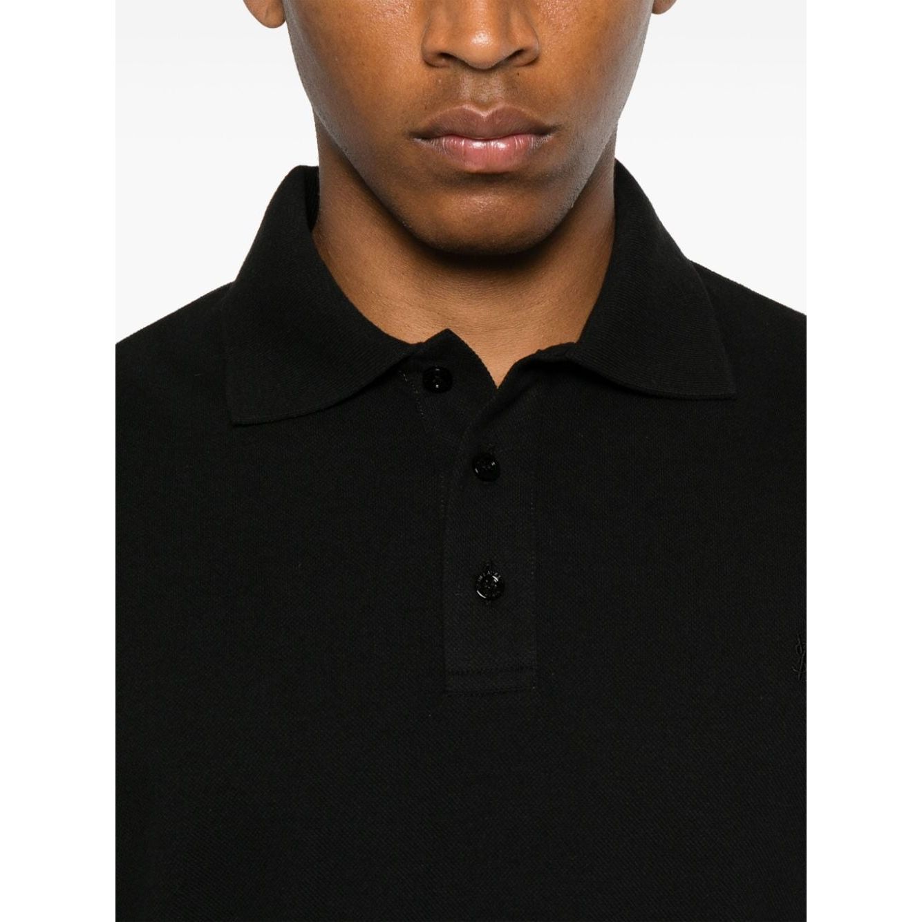 Saint Laurent Cassandre Polo Shirt 798944Y37HC1000-P25