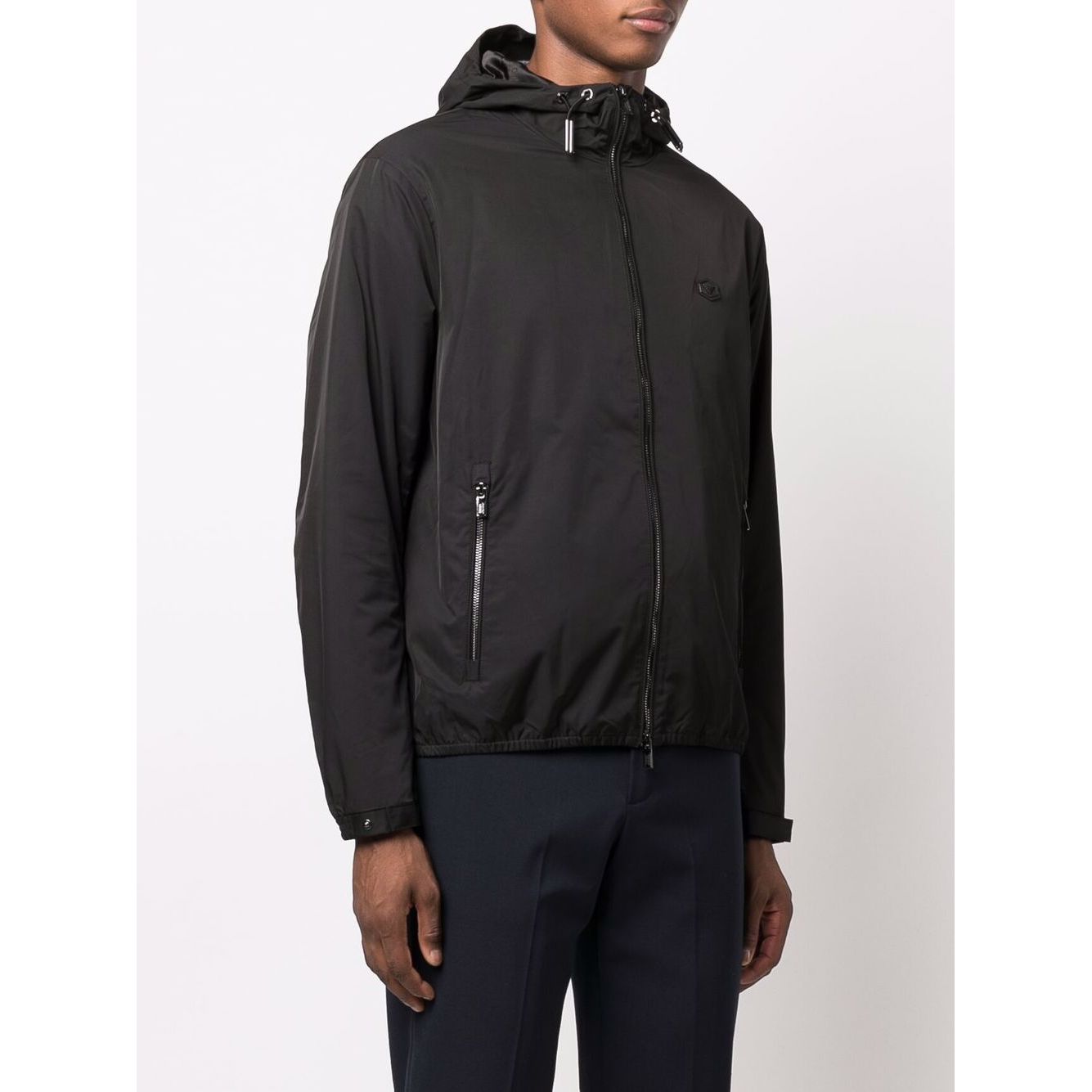 Emporio Armani water-repellent hooded jacket Jackets
