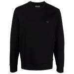 Emporio Armani logo-patch crew-neck Sweatshirt 8N1MD11JHSZ0999-P25