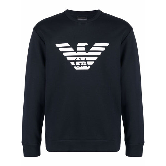 Emporio Armani Modal blend sweatshirt with logo print Topwear
