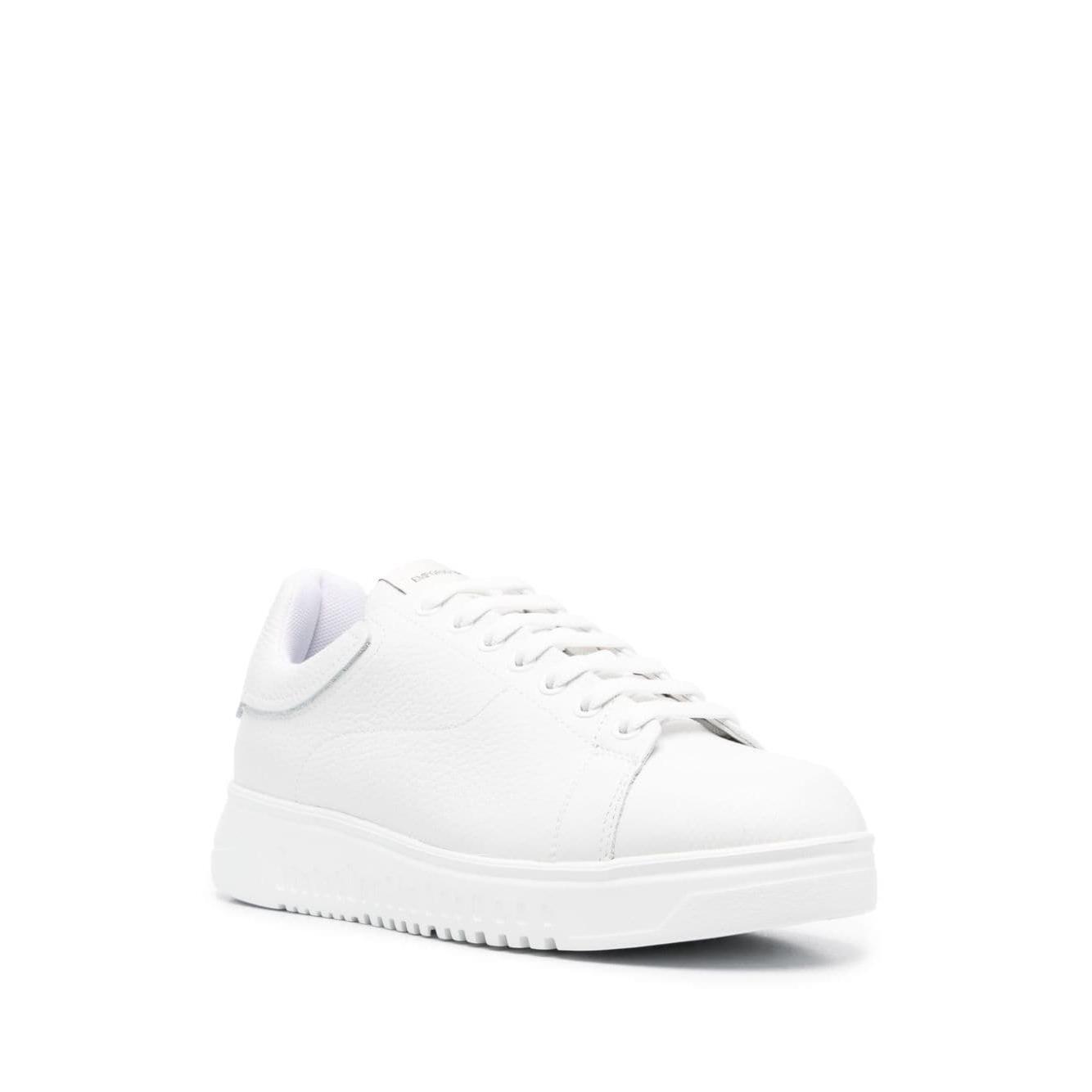 Emporio Armani leather low top sneakers X4X264XF76800001-P25