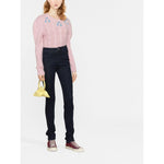 Emporio Armani high-waisted slim-cut Trousers 8N2J182DL2Z0941-P25