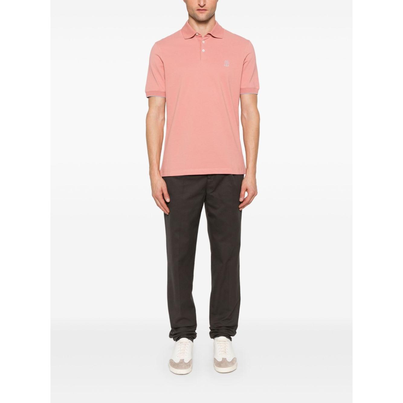 Brunello Cucinelli T-shirts and Polos Orange ME8548788CXC50-P25
