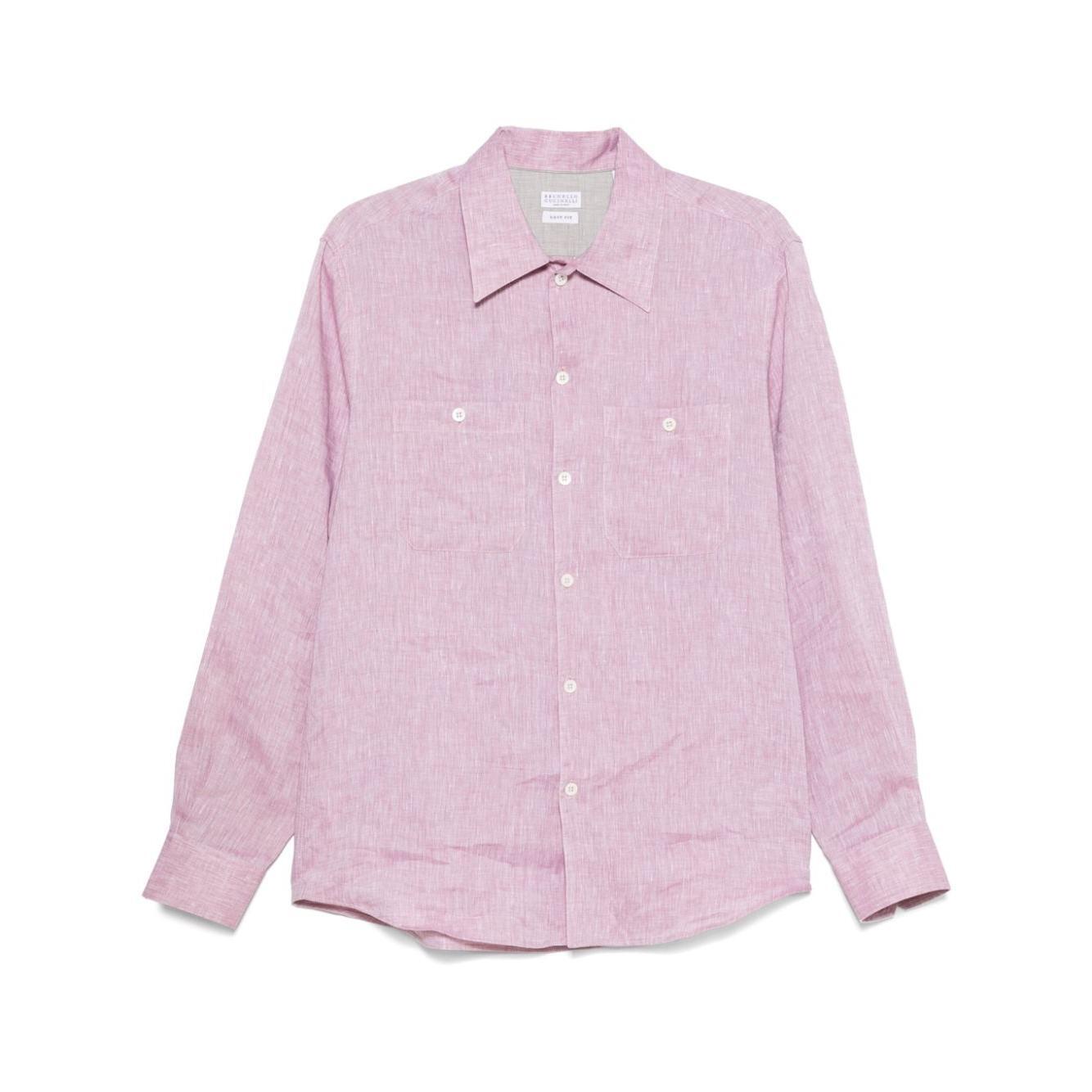 Brunello Cucinelli Shirts Pink MM6840658C155-P25