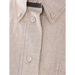 Brunello Cucinelli long linen dress MM633AHA92C200-P25
