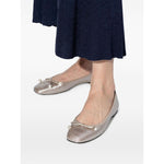 Jimmy Choo Elme Flat with Pearl embellishment ELMEFLATIGQMACARON-P25