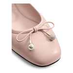 Jimmy Choo Elme Flat with Pearl embellishment ELMEFLATNAPMACARON-P25