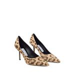 Jimmy Choo Love 85 Leopard Print Pony Pumps LOVE85LOPNATURAL-P25
