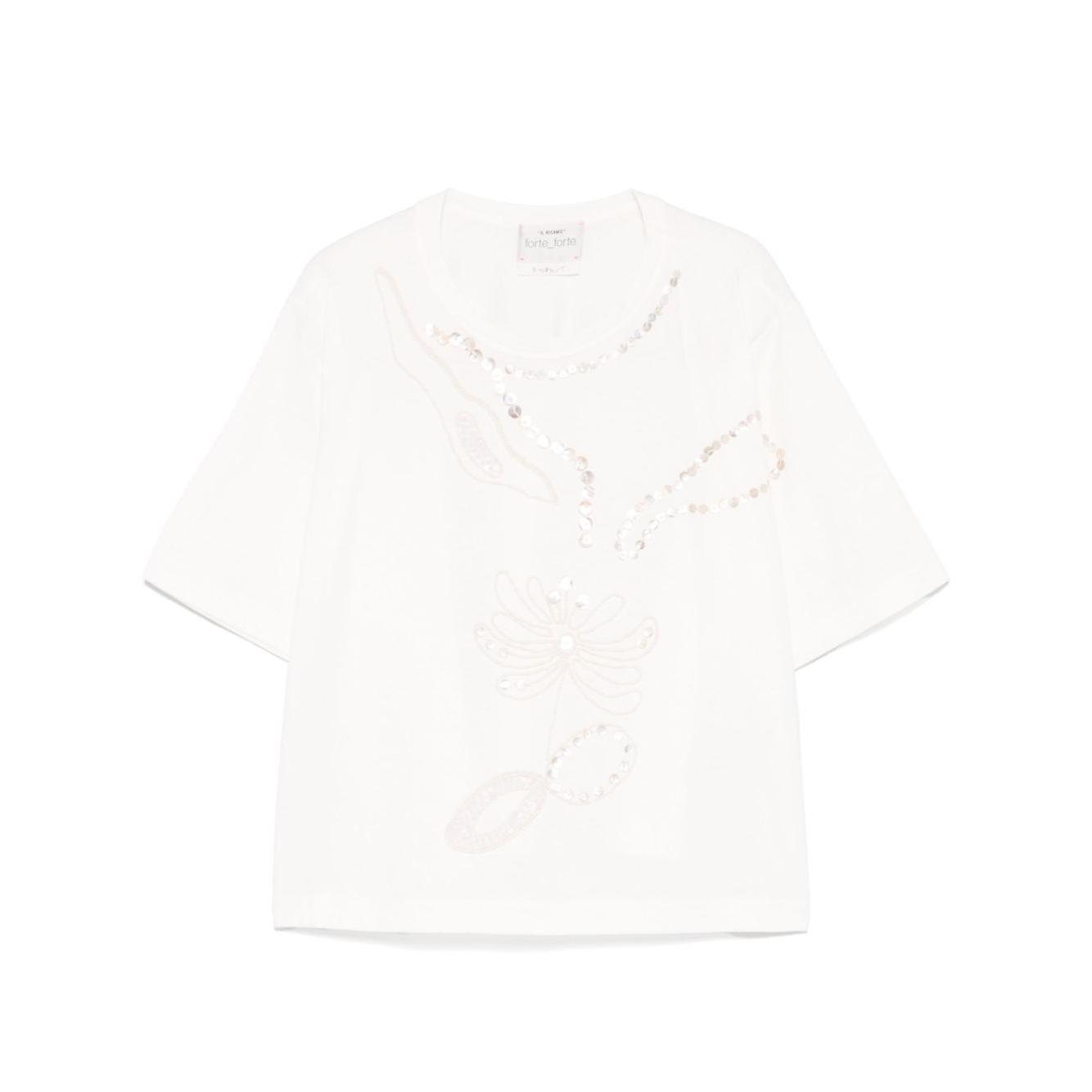 Forte Forte Sequin T-shirt 13535MYTSHIRT0005-P25