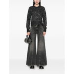 Golden Goose wool blend cropped sweater with all-over sequins GWP01165P00182390100-P25