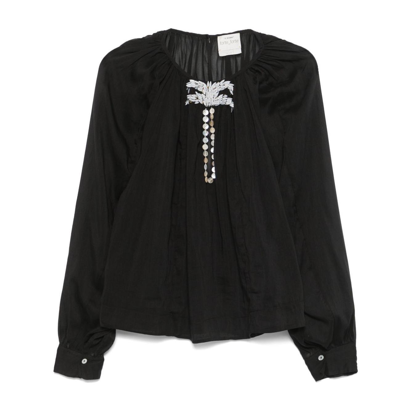 Forte Forte bead-embellished blouse 13534MYSHIRT8000-P25