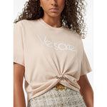 Versace 1978 Re-Edition Logo Safety Pin Short T-Shirt 10188981A136102KQ70-P25