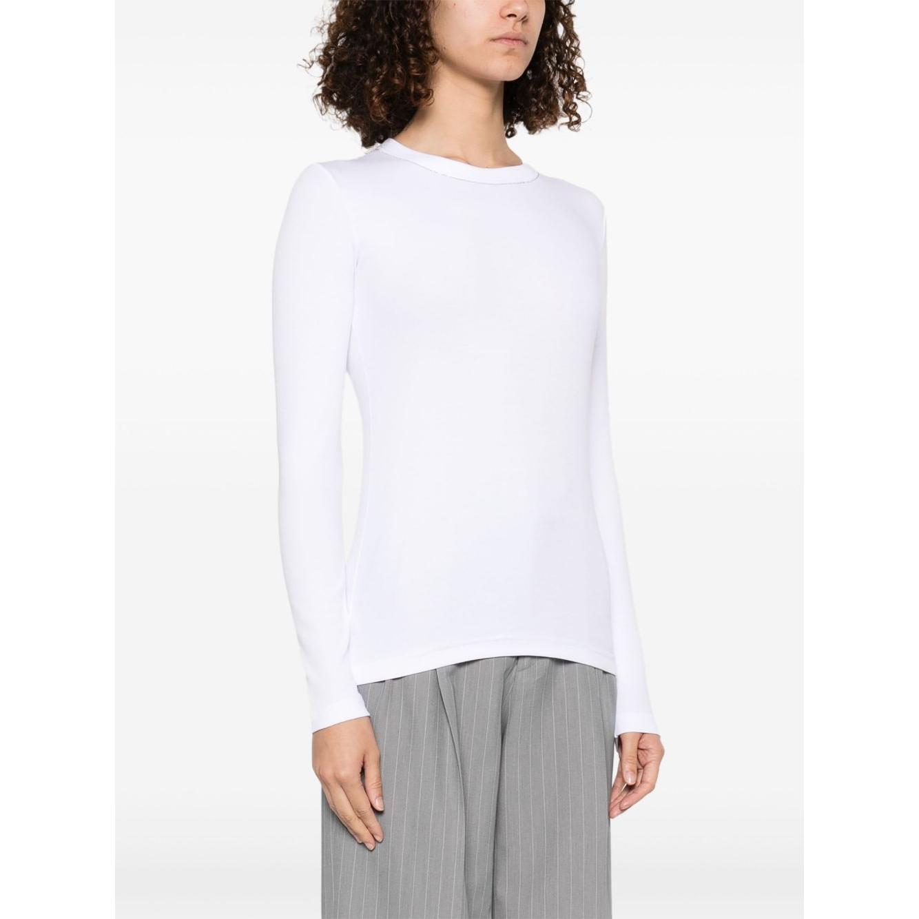 Fabiana Filippi T-shirt With Diamond Thread Detail JED265F153L18021-P25