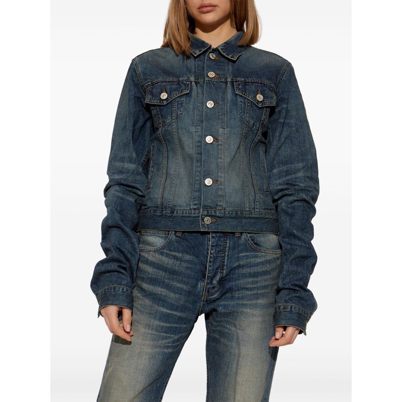 Balenciaga Coats Blue 814031TRW623020-P25