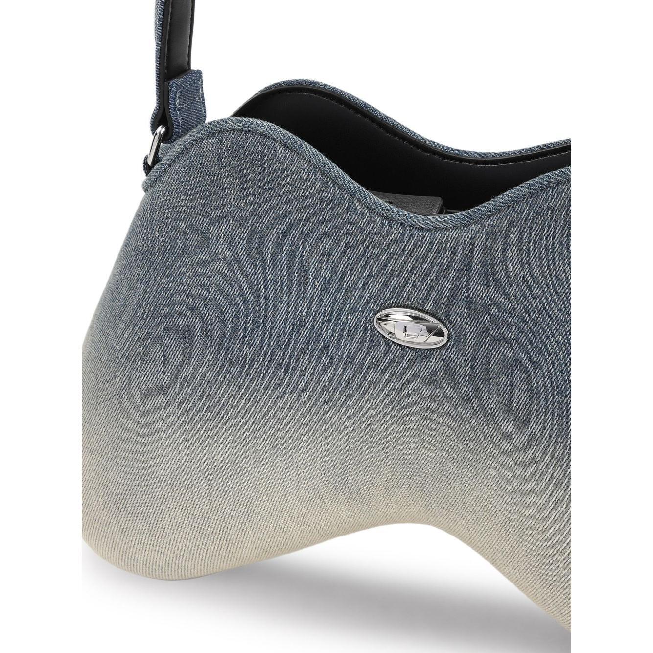 Diesel double-d denim shoulder bag X10327P5499H9749-P25