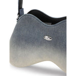 Diesel double-d denim shoulder bag X10327P5499H9749-P25
