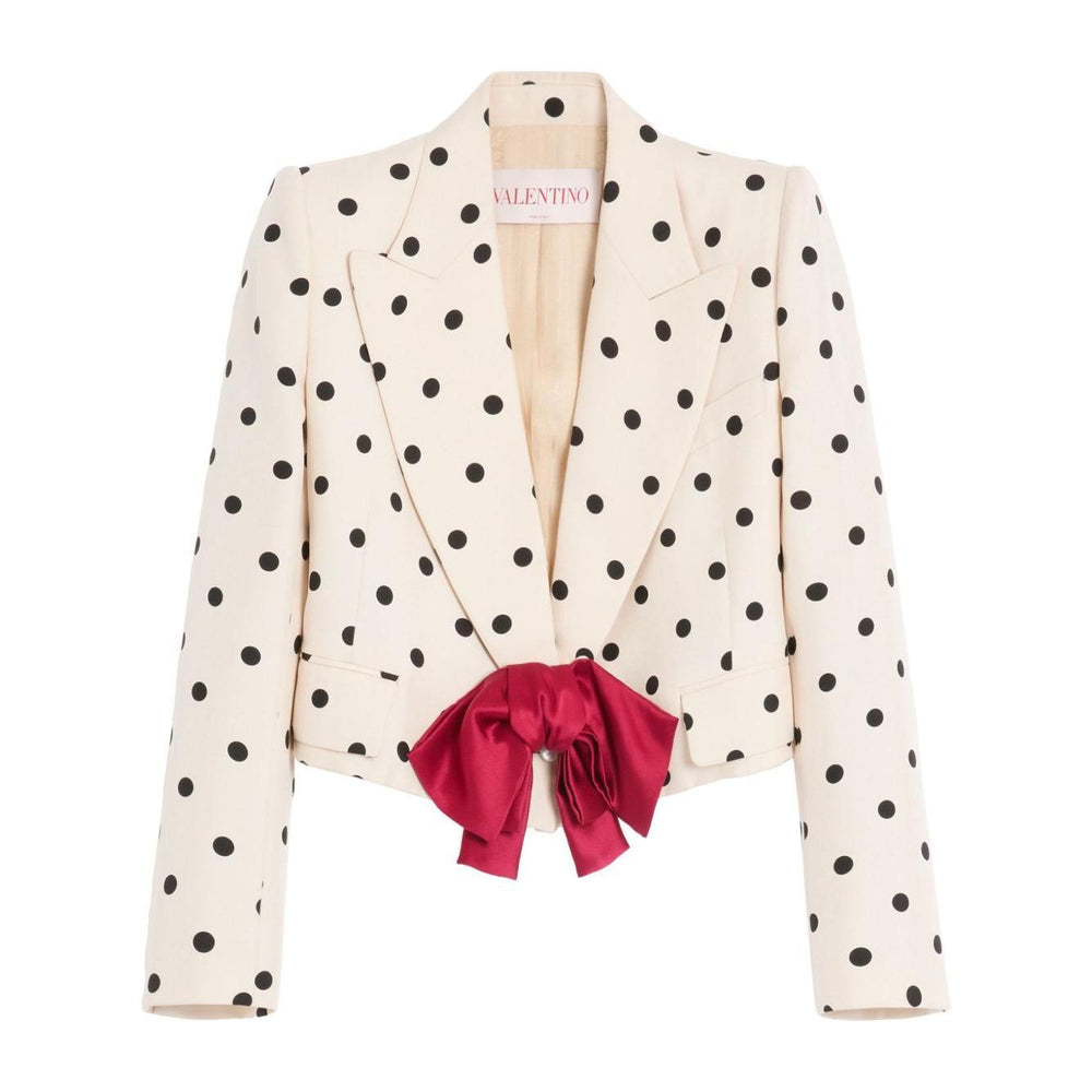 Valentino shantung blazer BCE4669AFR8E-P25