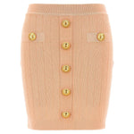 Balmain knitted mini skirt EF1LB290KB070LB-P25