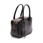 Golden Goose Vita Bag in smooth black leather and gold details GWA00470A00086790100-P25