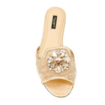 Dolce & Gabbana Sandals Golden Sandals