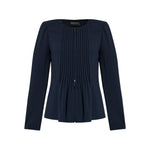 Emporio Armani Jacket in fluid woven fabric with pleats EW000850AF12514UB115-P25