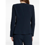 Emporio Armani Jacket in fluid woven fabric with pleats EW000850AF12514UB115-P25