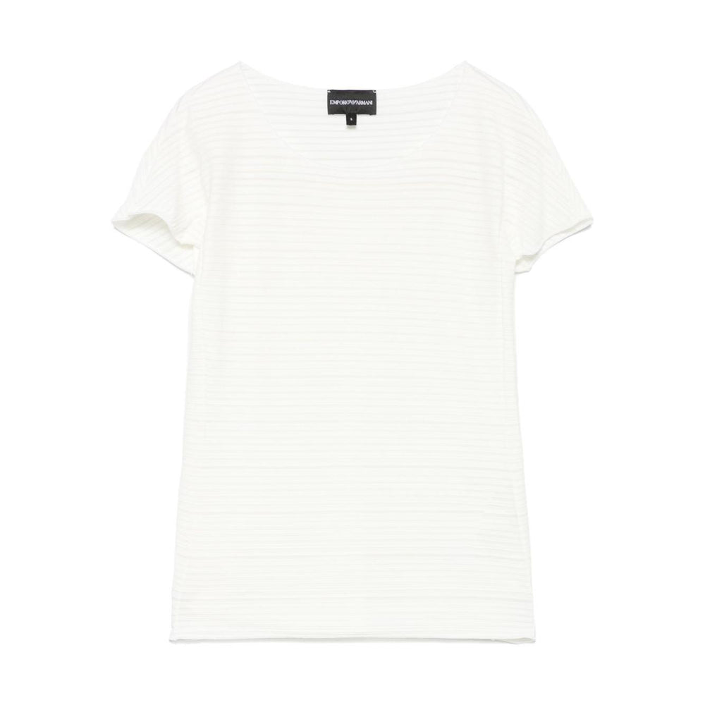 Emporio Armani Ribbed T-shirt EW001826AF15573U0006-P25